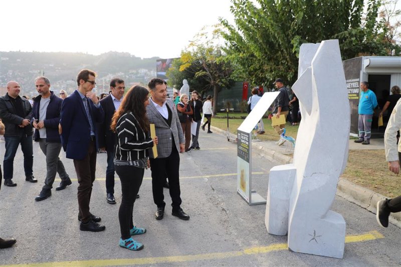 17. alanya uluslararası taş heykel sempozyumu sona erdi