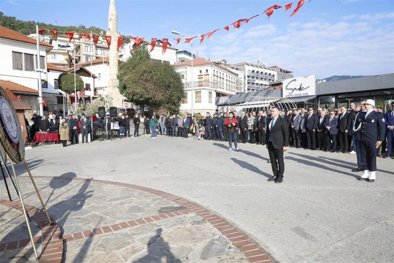 Atatürk’ün alanya’ya gelişinin 89. yıl dönümü törenle kutlandı