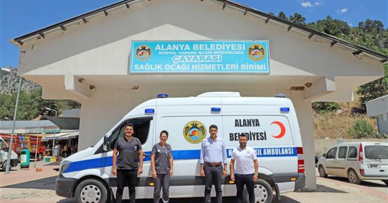 Alanya belediyesi’nden yaylalarda sağlık hizmeti