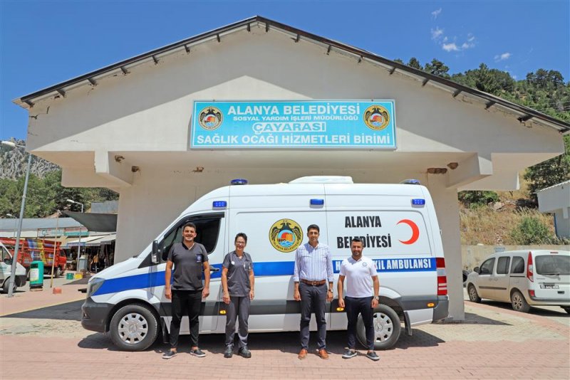 Alanya belediyesi’nden yaylalarda sağlık hizmeti