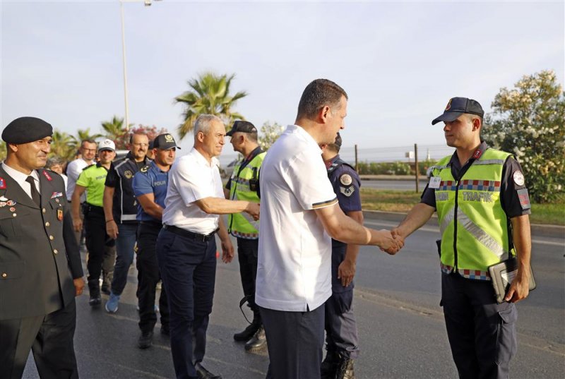 Alanya protokolü misafirleri karşıladı