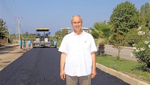 Demirtaş’ta 15 mahallenin kullandığı yol asfaltlanıyor