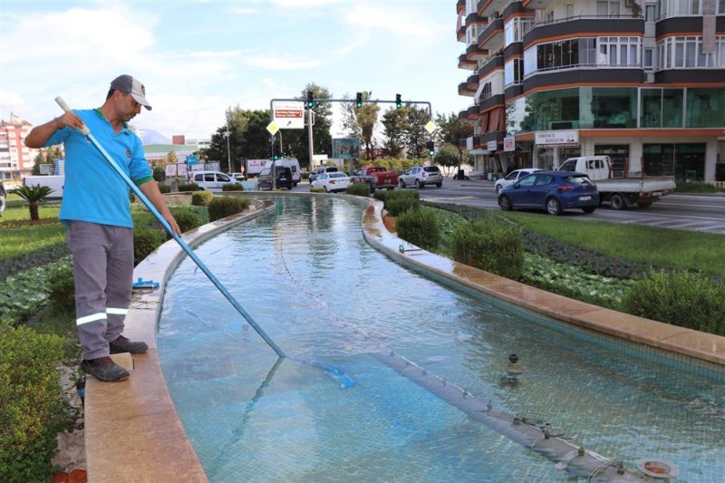 Park ve bahçeler müdürlüğü’nden hummalı çalışma