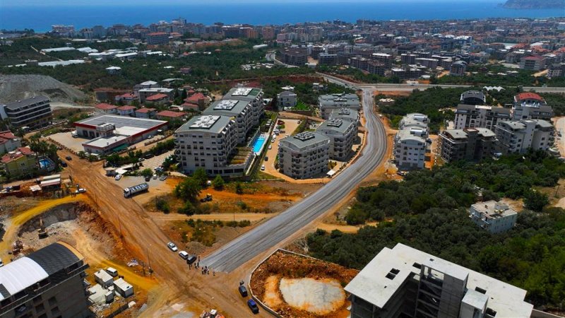 Alanya belediyesi’nden karakocalı’da asfalt atağı