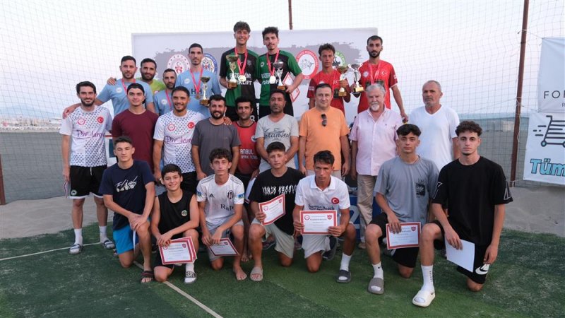 Alanya belediyespor ayak tenisi turnuvası yapıldı