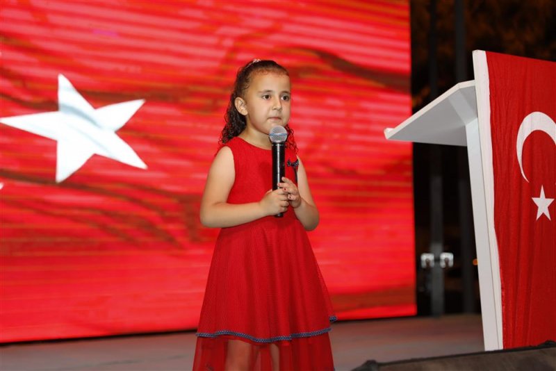 Alanya'da 15 temmuz demokrasi ve milli birlik günü anma töreni düzenlendi