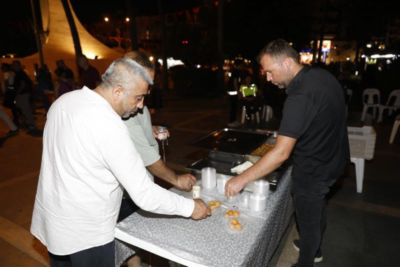 Alanya'da 15 temmuz demokrasi ve milli birlik günü anma töreni düzenlendi