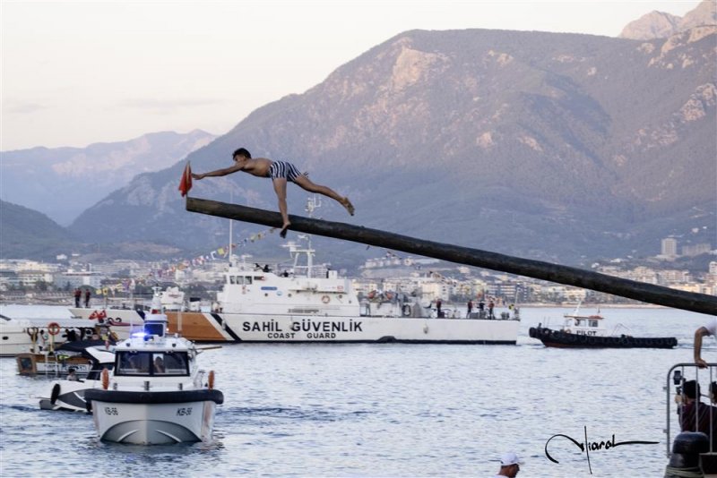 Alanya'da renkli kabotaj bayramı kutlamaları