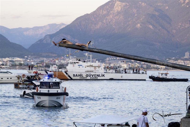 Alanya'da renkli kabotaj bayramı kutlamaları