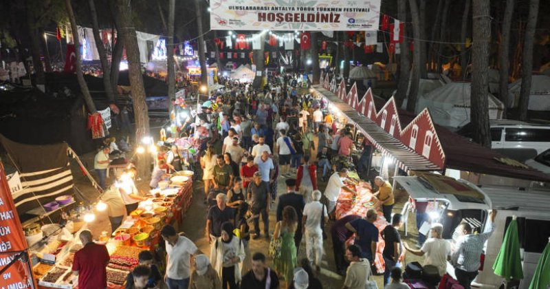 3. Uluslararası Antalya Yörük Türkmen Festivali’ne Ziyaretçi Akını