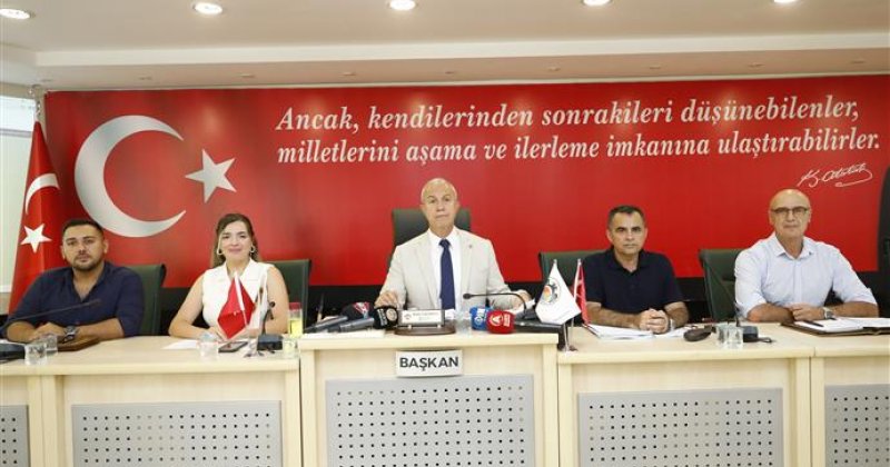 Alanya belediyesi eylül ayı meclis toplantısı yapıldı