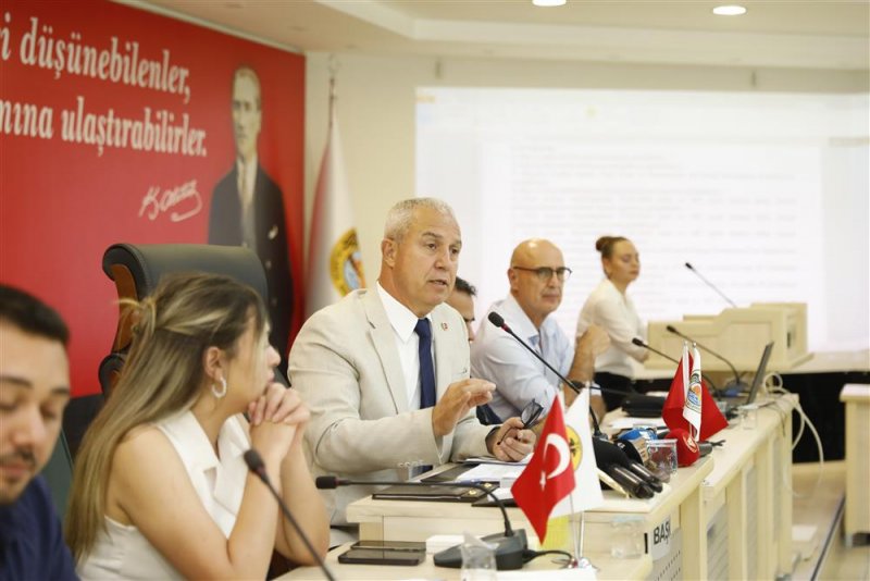 Alanya belediyesi eylül ayı meclis toplantısı yapıldı