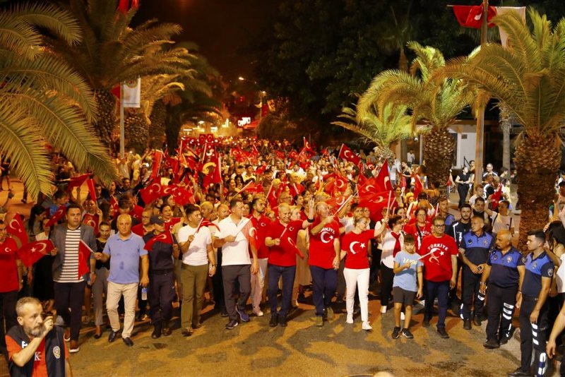 Alanya’da 30 ağustos zafer bayramı coşkusu