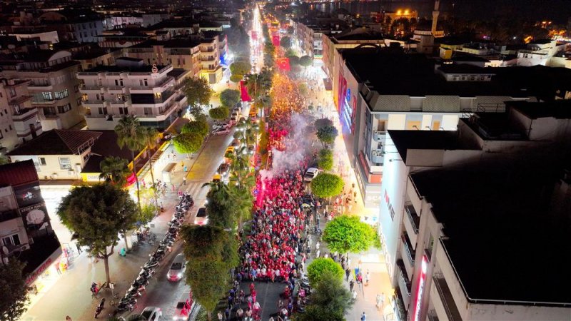 Alanya’da 30 ağustos zafer bayramı coşkusu