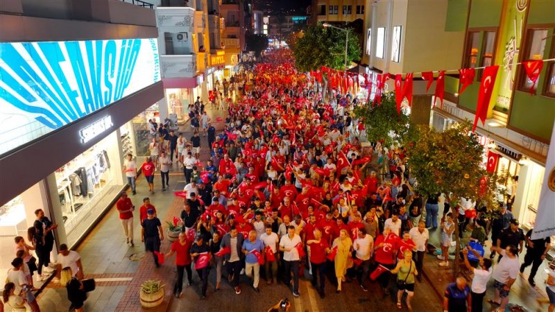 Alanya’da 30 ağustos zafer bayramı coşkusu