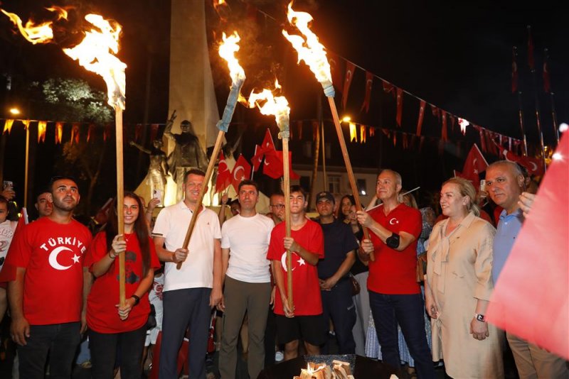 Alanya’da 30 ağustos zafer bayramı coşkusu