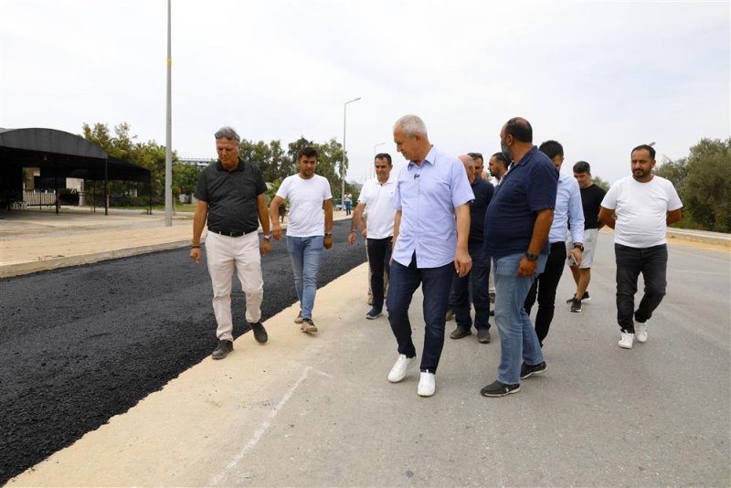 Başkan özçelik batı mahallelerindeki çalışmaları yerinde inceledi