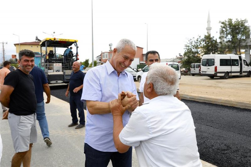 Başkan özçelik batı mahallelerindeki çalışmaları yerinde inceledi