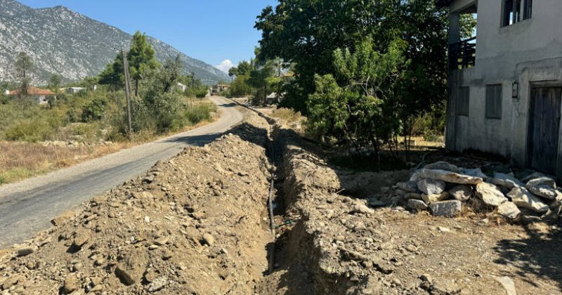 Manavgat Çaltepe’de Eskiyen Içme Suyu Şebekesi Yenileniyor