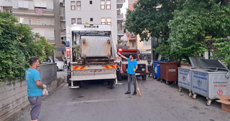 Alanya belediyesi'nden çöp aracı açıklaması