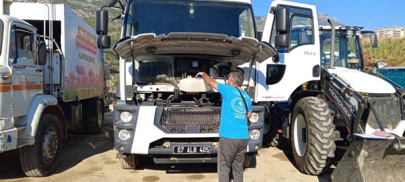 Alanya belediyesi'nden çöp aracı açıklaması