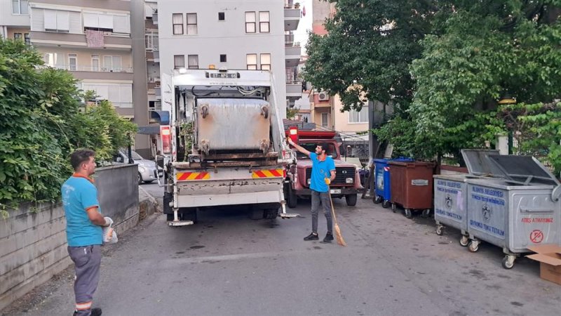 Alanya belediyesi'nden çöp aracı açıklaması