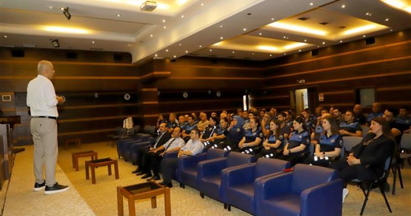 Alanya belediyesi zabıta personeline eğitim semineri