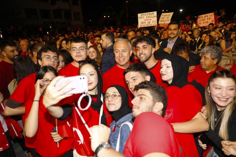 Alanya’da cumhuriyet bayramı coşkusu