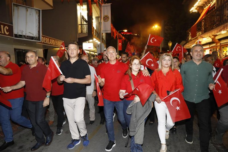 Alanya’da cumhuriyet bayramı coşkusu