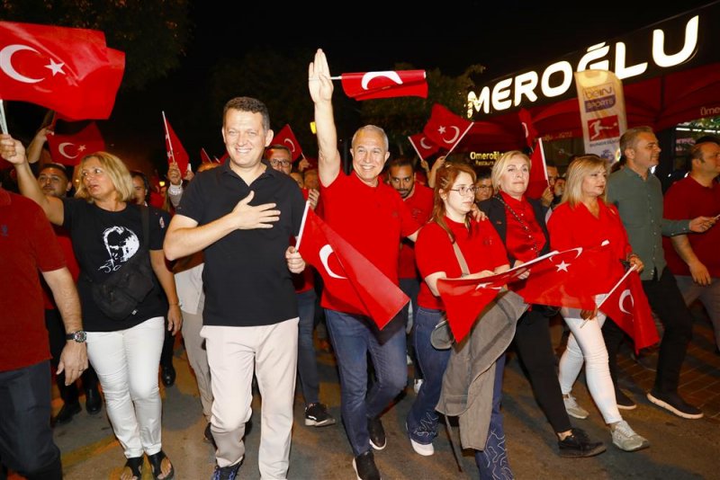 Alanya’da cumhuriyet bayramı coşkusu