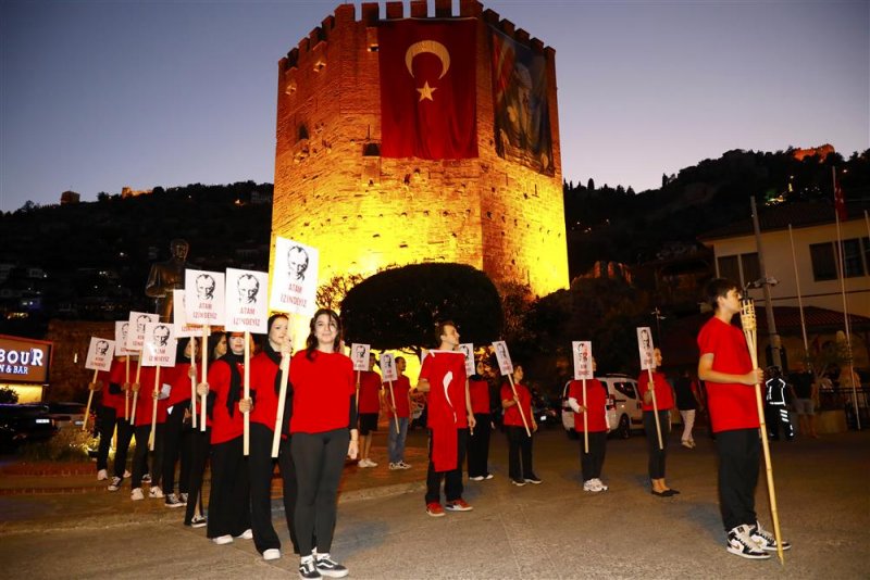 Alanya’da cumhuriyet bayramı coşkusu