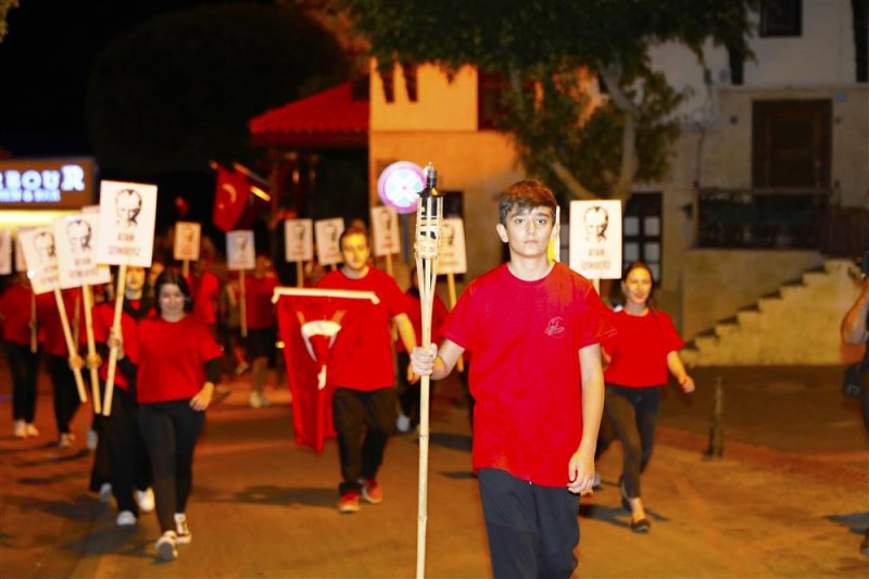 Alanya’da cumhuriyet bayramı coşkusu