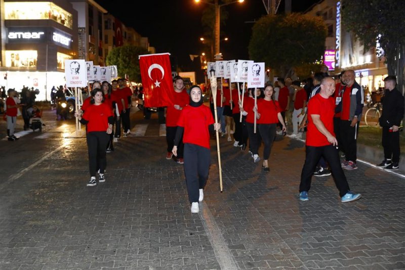 Alanya’da cumhuriyet bayramı coşkusu