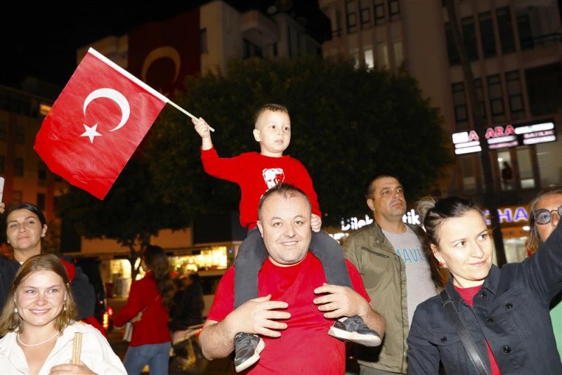 Alanya’da cumhuriyet bayramı coşkusu