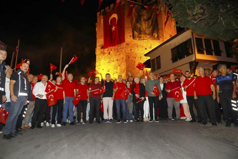 Alanya’da cumhuriyet bayramı coşkusu