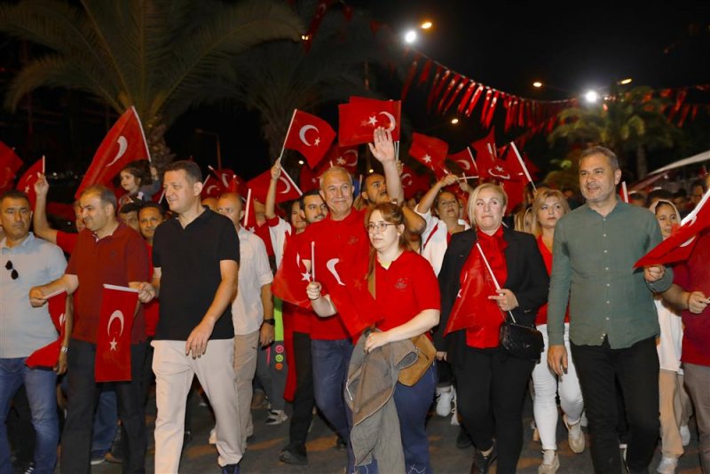 Alanya’da cumhuriyet bayramı coşkusu