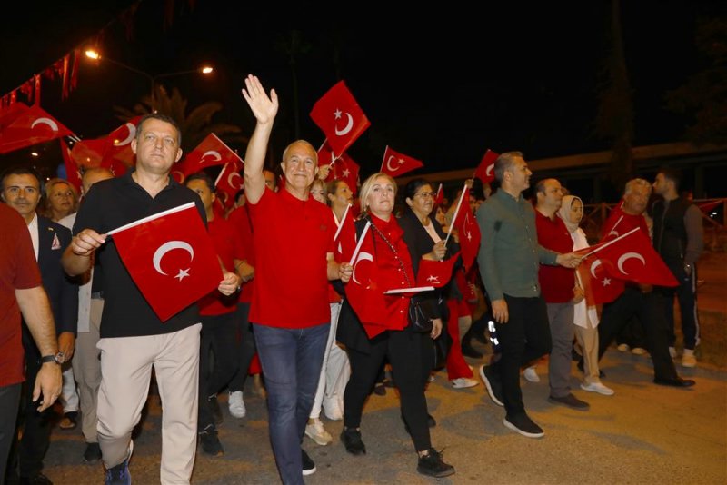 Alanya’da cumhuriyet bayramı coşkusu