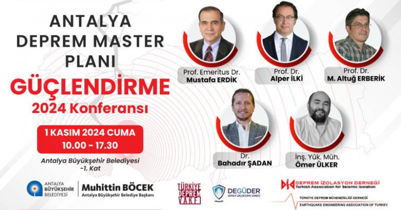 Antalya Büyükşehir Belediyesi’nin Deprem Master Plan Çalışmaları Sürüyor