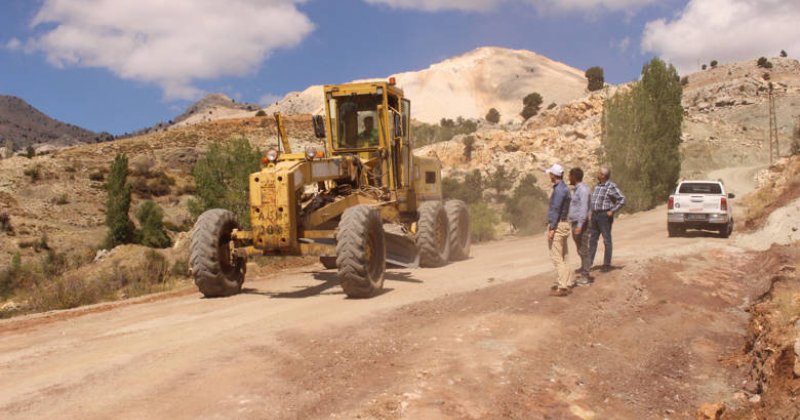 Elmalı Macun Yayla Yolu Yenileniyor