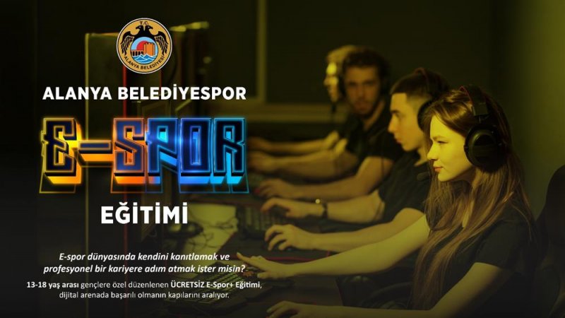 Gençlerin e-spor dünyasına açılan kapısı: alanya belediyespor e-spor+ eğitimi