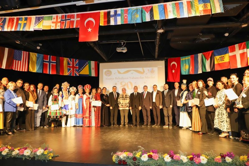 Alanya belediyesi yabancılar meclisi 20. yılını kutladı