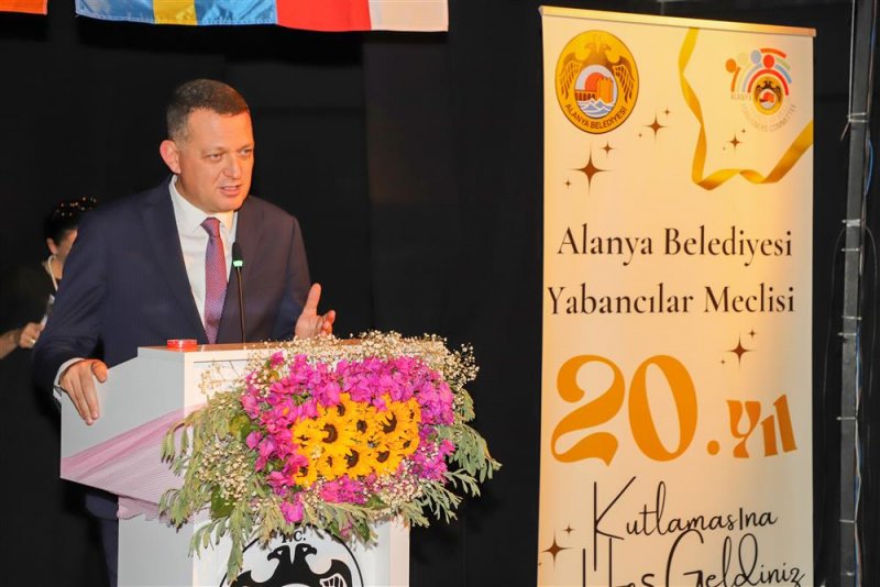 Alanya belediyesi yabancılar meclisi 20. yılını kutladı