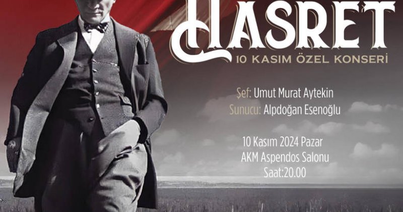 Büyükşehir’den Atatürk’ü Anma Konseri