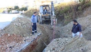 Manavgat’ta Bozulan Yollar Onarılıyor