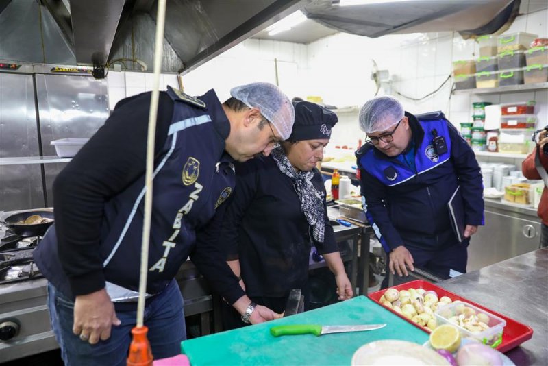 Alanya belediyesi'nden yılbaşı öncesi sıkı denetim