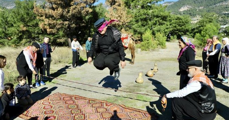 Geleneksel yörük oyunları projesi çekimleri gübüdük oyunu ile sona erdi