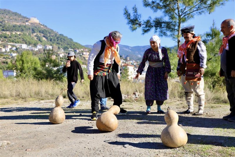 Geleneksel yörük oyunları projesi çekimleri gübüdük oyunu ile sona erdi